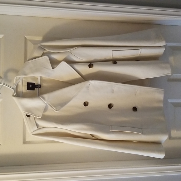 GAP Jackets & Blazers - Women's ivory coloured Gap Pea coat